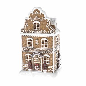 Vánoční LED dekorace Gingerbread house, 12 x 20,5 cm