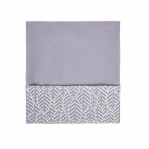 Womar Dětská bavlněná deka Velvet šedá, 75 x 100 cm