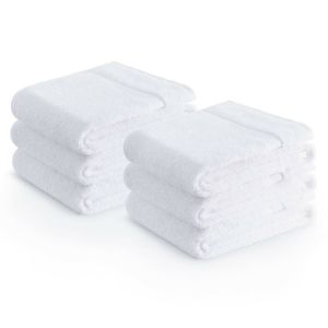 Zender Bavlněný ručník Pois bílá, 30 x 50 cm, sada 6 ks