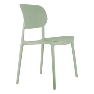 Světle zelené plastové jídelní židle v sadě 4 ks Cheer – Leitmotiv